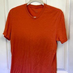 Orange Banana Republic V Neck Tee - Small